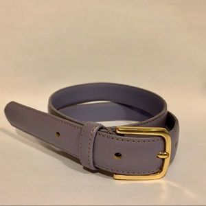 XS 28 Lilac Light Purple Belt Gold Clasp